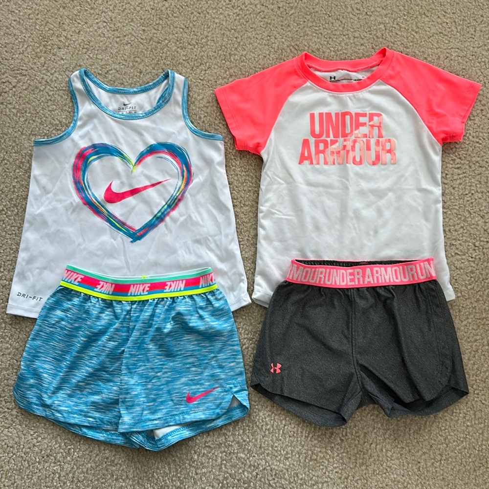Bundle of 2 Girls Athletic Outfits 4/4T